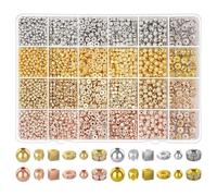 3820 Pezzi Oro Perline per Gioielli Creazione Assortito Braccialetto Perline