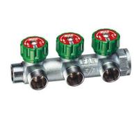 Collettore multi far 3/4 con rubinetti 3 vie - int.45 Far
