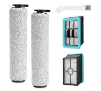 3831 Spazzola a rullo e filtro di ricambio compatibile con Bissell Crosswave Hard Floor Expert 3831, HF2 3845N Aspirapolvere, kit di accessori per aspirapolvere a umido e secco, 2 rotoli di spazzole,