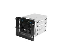 384-10502-2100A0, Full tower, gabbia HDD, metallo, nero, argento, 3,5 pollici, 80 mm NEW