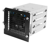 384-10502-2100A0 parte del case del computer Full Tower Gabbia HDD, Telaio di montaggio Nero, Full Tower, Gabbia HDD, Metallo, Nero, Argento, 3.5", 80 mm