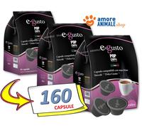 384 Capsule → POP Caffè E-GUSTO ARABICA Cialde Compatibili Nescafè Dolce e Gusto