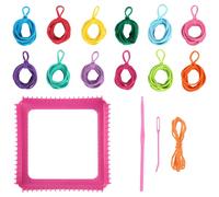 384 elastici, kit di 12 colori, include uncinetto, telaio per tessitura, braccialetti e altro ancora
