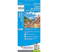 3841OT Vallee de la roya parc naturel du mercantour: 1:25000