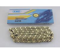 3867 KMC CATENA ORO GOLD 428 X 130 per Kawasaki KLX D- TRACKER 125 2010 2011