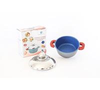 38885 CASSERUOLA VULCANICA IN ALLUMINIO PRESSOFUSO ANTIADERENTE CON COPERCHIO CM