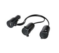 Spinotto presa accendisigari + USB con uscita doppia 12/24V