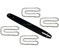 38cm 1,5mm 0,325" 64TG Barra guida + 4 catene compatibili con Scheppach CSH46 /(CSH 46)