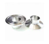 38mm 1-1/2" Pipe OD Butt Weld x1.5" Tri Clamp SUS 316L Stainless Steel Fitting Coupling Home Brewing Beer Wine