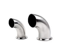 38mm 51mm Tubo con diametro esterno Saldatura di testa x 1.5 "2" Tri Morsetto SS304 Acciaio inossidabile Gomito da 90 gradi Raccordo for tubi sanitari Birra fatta in casa Birra Vino(16mm x ferrule 50.