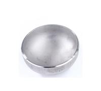 38mm OD Pipe Blind Head End Cap 2mm Wall 304 Stainless Steel Tube Fitting Industrial