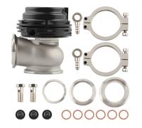 38mm Wastegate Esterno + Flangia + V-band Clamp Set Aluminum 37.5mm x 90.6mm