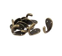 38mm x 22mm vestiti parete ganci sospensione rebbio singolo appendiabiti 10pz