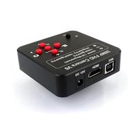 38MP 1080P USB HDMI Industrial Digital Elettronic Video Microscopio Fotocamera C-Mount Fotocamera Digitale per la riparazione di Saldatura del telefono(Orange)