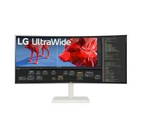 38WR85QC-W 38" Curvo UltraWide WQHD Nano IPS VESADisplayHDR 600 144Hz 1ms USB Type-C 90W Monitor per computer NVIDIA G-SYNC AMD FreeSync Premium Pro HDMI DisplayPort Tilt/Height/Swivel Stand Bianco