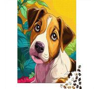 38x26cm/1000pcs Puzzle Impossibili Colorato Background Cane Decorazione Per La Casa. Rilassamento E Intelligence Per Adulti