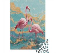 38x26cm/1000pcs Puzzle Impossibili Elementi Blu Rosa Dorati FenicLontrao sull'oceano Decorazione Per La Casa. Rilassamento E Intelligence Per Adulti