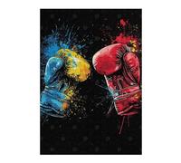 38x26cm/1000pcs Puzzle Per Adulti Boxing Gloves Puzzle Per Adolescenti Gioco Pratico Migliora La Memoria Interazione Genitore-figlio 38x26cm/1000pcs