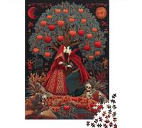 38x26cm/1000pcsAntica arte nordica Jigsaw,Vampira sotto il melo Puzzle Fai Da Te Per Adulti E Folla Dai 14 Anni in Su