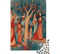 38x26cm/1000pcsVillaggio Vandaven Jigsaw,Stile artistico indiano Puzzle Fai Da Te Per Adulti E Folla Dai 14 Anni in Su