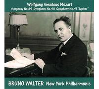 モーツァルト : 交響曲第39番 40番 41番「ジュピター」 / ブルーノ・ワルター | ニューヨーク・フィルハーモニック (Mozart: Symphony No.39, 40 & 41 / Bruno Walter & New York Philharmonic) [CD] [MONO] [国内プレス] [日本語帯・解説付]