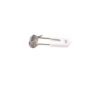 39,8mm Clip a Molla 30 Pezzi Bianco per Pannello LED | Ferro e Plastica, per Faretto e Plafoniera, Uso in Camera e Soggiorno, Codice 1e103