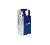 39.LED09390 LAMPADA EMERGENZA RICARICABILE 32 +7 LED PORTATILE, BATTERIA 6V 4Ah