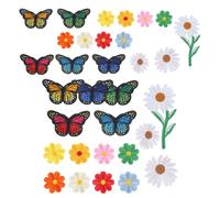 39 Pcs Piccole Toppe Per Vestiti Termoadesive Cucire La Toppa Di Abbigliamento