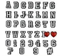 39 pezzi Charm per scarpe in PVC a forma di lettere e numeri in bianco e nero, decorazioni per zoccoli, accessori fai-da-te, adatti per scarpe da giardino, zoccoli, ciabatte, sandali, perfetti per dec