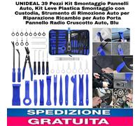 39 Pz Kit Smontaggio Pannelli Auto,Leve Plastica Con Custodia,Strumento per Auto