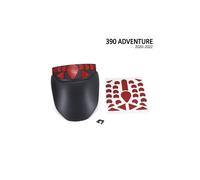 (390 Adventure) NUOVI accessori per moto Parafango anteriore Parafango paraspruzzi nero per 390
