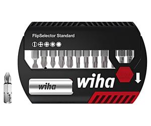 39083 Set: punte per cacciavite L. totale: 25 mm FlipSelector Standard WIHA