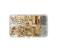 390x distanziali esagonali in ottone, viti e dadi distanziatori Phillips, set M2, M3, M4, M5, pilastri di supporto for PCB, colonne, rack, distanziatori for schede madri(M2.5 160pcs)