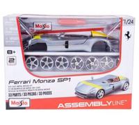 39140 Bburago Maisto - Model kit - Ferrari Monza SP1 - 1:24 - argento
