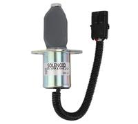 3919422 12V Fuel Shutoff Solenoid Valve, Generator Shutdown Solenoid, Fuel Stop Solenoid Valve with Interference, Install for Industrial Automation