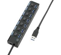 393539 7 Porte Hub USB Commutabile singolarmente, Con LED di stato, Con porta d