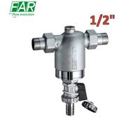 3943 - Filtro 1/2'' autopulente cromato per impianto idrosanitario Maschio Masch