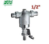 3943 - Filtro 1/2'' autopulente cromato per impianto idrosanitario Maschio Masch
