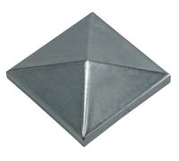 3982 Q.TA' 25 COPRIPILASTRO ACCIAIO QUADRO 80X 80 MM