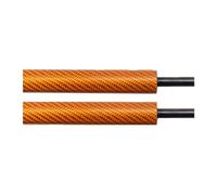 39859356 Ammortizzatori A Gas Per Volvo V70 XC70 08-16 Griglia Divisoria Bagagliaio Griglia Protezione Cani Barriera A Rete A Gas Supporto Ascensore Portellone Supporto(ORANGE CARBON FIBER)