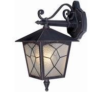 Lanterna da Esterno Viale in Alluminio con Finitura in Bronzo con Braccio 60 W