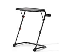 39F FURNITURE DREAM Elegante tavolo pieghevole con design regolabile in altezza e spazio; perfetto per famiglie, ospiti di intrattenimento e spazi compatti, nero, 53 x 37,5 x 71,5 cm