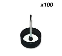 39LX100- Coperchio, Spazzola & Liner (100) 91491 Power-Tec Nuovo