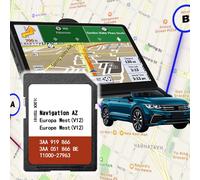 3AA051866BE Scheda SD originale Navigazione V12 Europa West RNS315 Sistema di navigazione Software Navi per auto VW con antiappannamento
