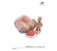 3B Scientific® Set Didattico del Canale del Parto e della Cervice - Modello anatomico ostetrico con canale e inserti cervicali rimovibili, Durevole ed Educativo