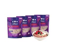 3Bears Porridge Cacao - pacchetto con 4 confezioni (4 x 400g). Con chicchi di cacao e senza zuccheri aggiuntivi. Fiocchi d’avena naturali per colazione