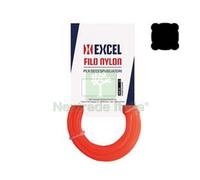 3BLISTER FILO PER DECESPUGLIATORE IN NYLON QUADRO ARANCIO MM.3,5 IN MATASSA DA :