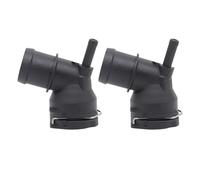 3C0122291 Connettore Del Tubo Del Liquido Di Raffreddamento, Compatibile Con Golf Plus 2005-2013, Raccordo For Tubo Flangia Radiatore Motore, Montaggio Diretto(2pc)