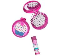 3C4G Set di pennelli pieghevoli per cupcake con balsamo per labbra