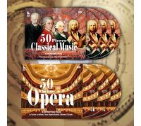 3CD 50 Pieces Classical Music: Beethoven, Vivaldi, Mozart - 3CD 50 Arias Opera: Maria Callas, Pavarotti, Traviata, Il Barbiere di Siviglia